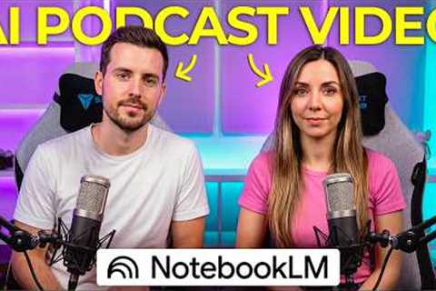 How To Make a Realistic AI Video Podcast With NotebookLM (15 mins)