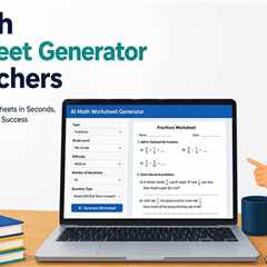 AI Math Worksheet Tool for Teachers