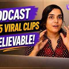 How to Use an AI Clip Maker to Turn One Podcast Into 5 Viral Shorts?