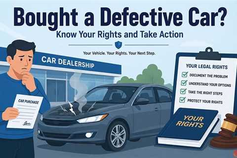 What to Do If a Dealership Sells You a Defective Car?